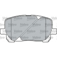 598809 VALEO Комплект тормозных колодок, дисковый тормоз