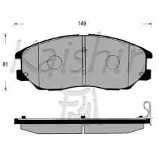 FK11173 KAISHIN Комплект тормозных колодок, дисковый тормоз