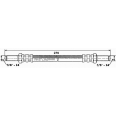 FBH6486 FIRST LINE Тормозной шланг