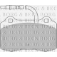 BBP1674 BORG & BECK Комплект тормозных колодок, дисковый тормоз