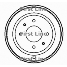 FBR909 FIRST LINE Тормозной барабан