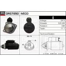 DRS7850 DELCO REMY Стартер