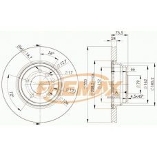 BD-4645-50 FREMAX Тормозной диск