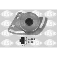 1620077 SASIC Натяжитель ремня, клиновой зубча