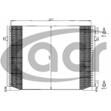 300527 ACR Конденсатор, кондиционер