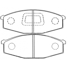 PN-2132 JNBK Колодки тормозные