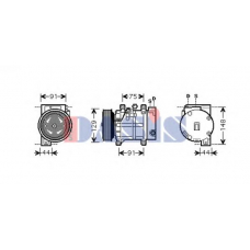 851632N AKS DASIS Компрессор, кондиционер