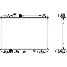 3431-8507 SAKURA  Automotive Радиатор, охлаждение двигателя