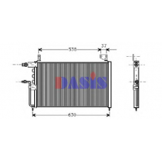 042010N AKS DASIS Конденсатор, кондиционер
