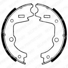 LS1199 DELPHI Комплект тормозных колодок