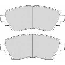 FD6898N NECTO Комплект тормозных колодок, дисковый тормоз