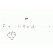 1 987 473 537 BOSCH Сигнализатор, износ тормозных колодок