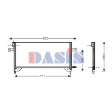 072009N AKS DASIS Конденсатор, кондиционер