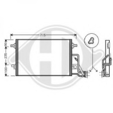 8224600 DIEDERICHS Конденсатор, кондиционер