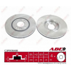 C3P008ABE ABE Тормозной диск