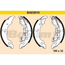 BAE5010 BARUM Комплект тормозных колодок