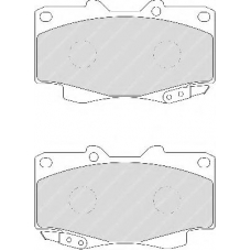 FDB1852 FERODO Комплект тормозных колодок, дисковый тормоз