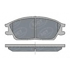 SP 207 SCT Комплект тормозных колодок, дисковый тормоз