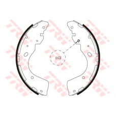 GS8797 TRW Комплект тормозных колодок