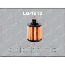 LO1810 LYNX Картридж масляного фильтра