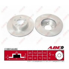 C3B034ABE ABE Тормозной диск