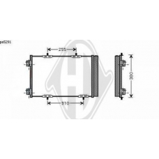 8422601 DIEDERICHS Конденсатор, кондиционер