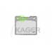 35-0360 KAGER Комплект тормозных колодок, дисковый тормоз