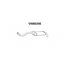 VW80395 VENEPORTE Глушитель выхлопных газов конечный