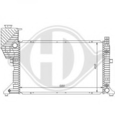 8121131 DIEDERICHS Радиатор, охлаждение двигателя
