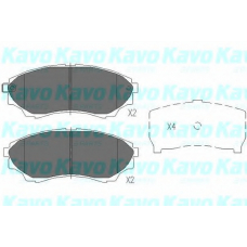 KBP-4514 KAVO PARTS Комплект тормозных колодок, дисковый тормоз
