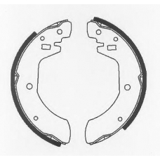 BS570 QUINTON HAZELL Комплект тормозных колодок