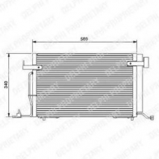 TSP0225176 DELPHI Конденсатор, кондиционер