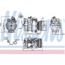 89075 NISSENS Компрессор, кондиционер
