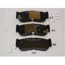 PP-H08AF JAPANPARTS Комплект тормозных колодок, дисковый тормоз