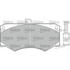 598140 VALEO Комплект тормозных колодок, дисковый тормоз