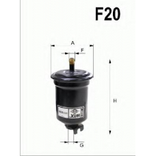 WF8081 QUINTON HAZELL Фильтр топливный