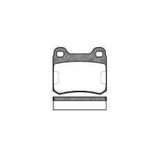 P0573.10 WOKING Комплект тормозных колодок, дисковый тормоз