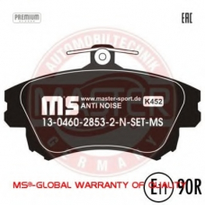 13046028532N-SET-MS MASTER-SPORT Комплект тормозных колодок, дисковый тормоз