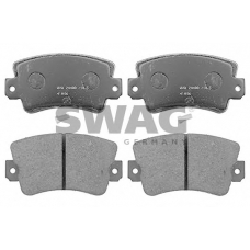 60 11 6183 SWAG Комплект тормозных колодок, дисковый тормоз