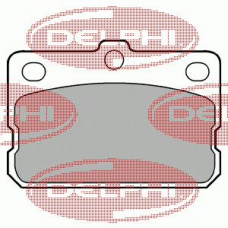 LP73 DELPHI Комплект тормозных колодок, дисковый тормоз