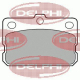 LP73 DELPHI Комплект тормозных колодок, дисковый тормоз
