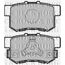 BBP1985 BORG & BECK Комплект тормозных колодок, дисковый тормоз