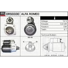 DRS0330 DELCO REMY Стартер