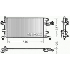 DRM20040 DENSO Радиатор, охлаждение двигателя