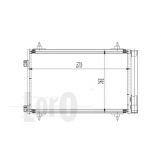 009-016-0015 LORO Конденсатор, кондиционер