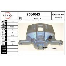 2584043 EAI Тормозной суппорт