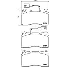 8DB 355 021-151 HELLA PAGID Комплект тормозных колодок, дисковый тормоз