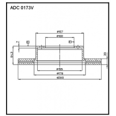 ADC 0173V Allied Nippon Гидравлические цилиндры