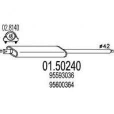 01.50240 MTS Средний глушитель выхлопных газов