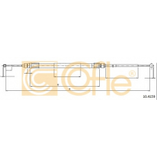 10.4159 COFLE Трос, стояночная тормозная система